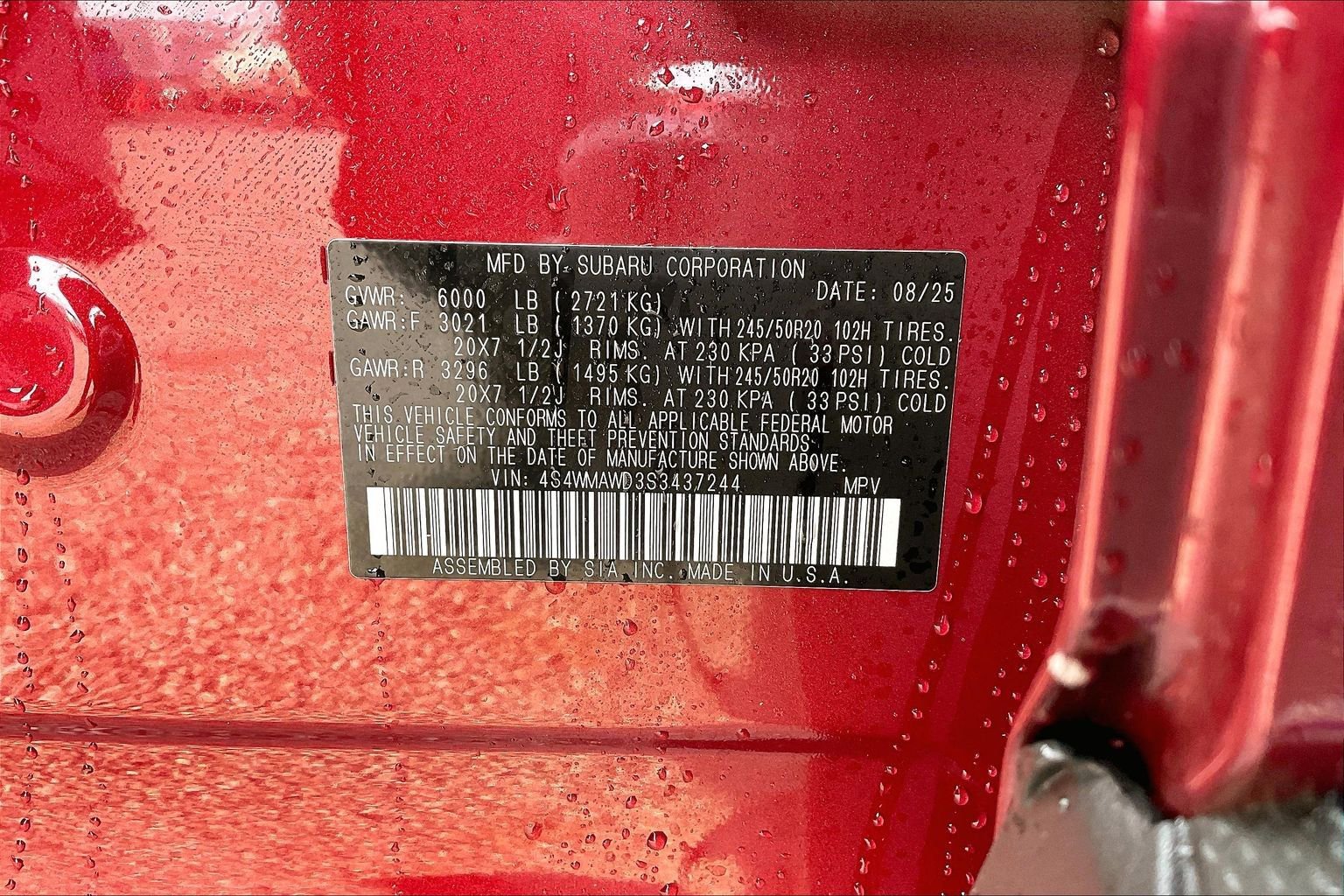 Used 2025 Subaru Ascent Bronze Edition w/ Popular Package #2 image 34