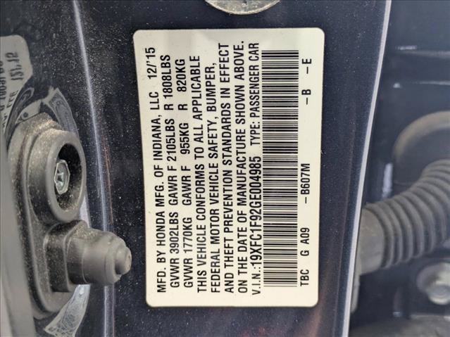 Used 2016 Honda Civic Touring image 15