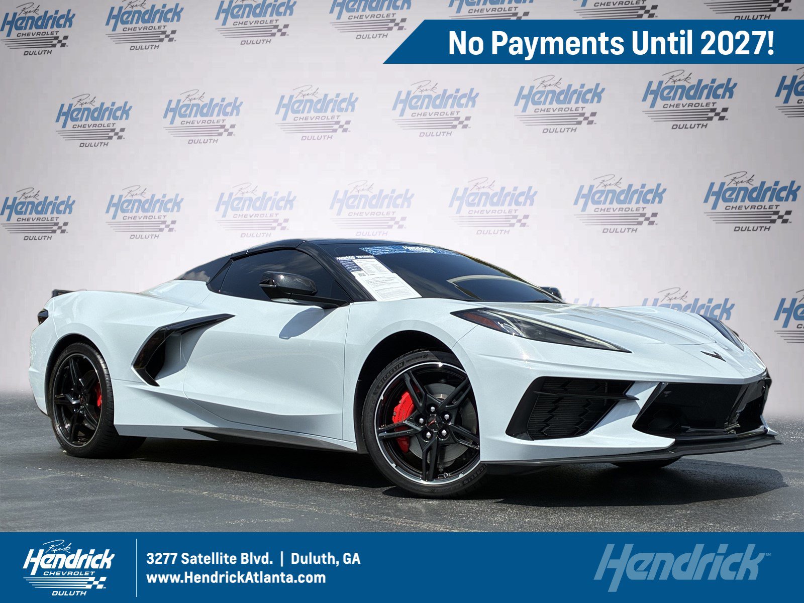 Used 2021 Chevrolet Corvette Stingray Premium Conv w/ Z51 Performance Package RWD image 1