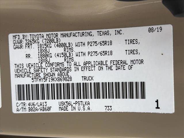 Used 2019 Toyota Tundra Limited w/ TRD Off Road Package image 28