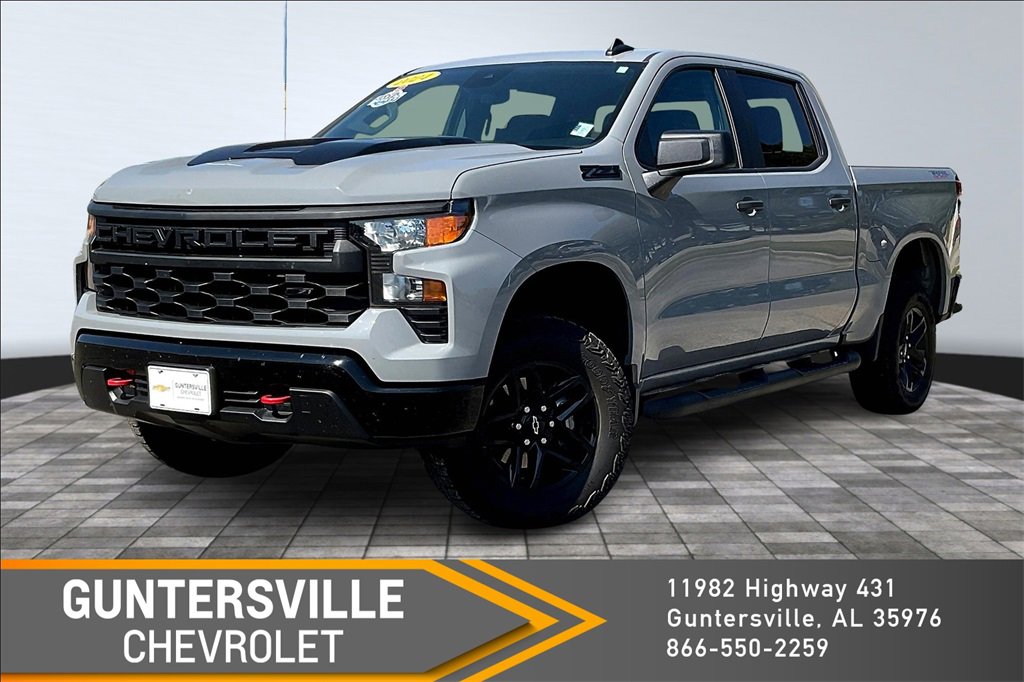 Used 2024 Chevrolet Silverado 1500 Custom Trail Boss w/ LPO, Dark Essentials Package