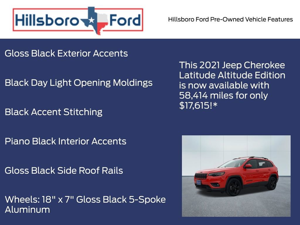 Used 2021 Jeep Cherokee Latitude Plus image 9