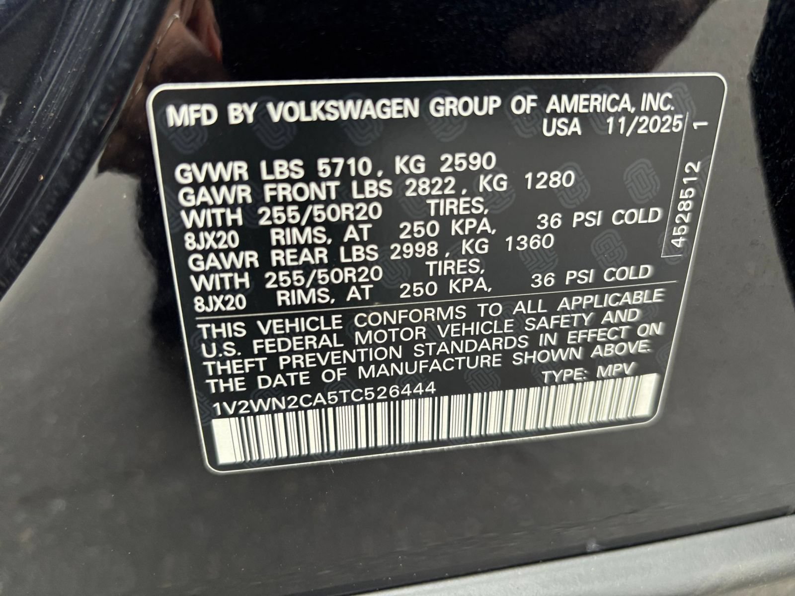 Used 2026 Volkswagen Atlas SE FWD image 33