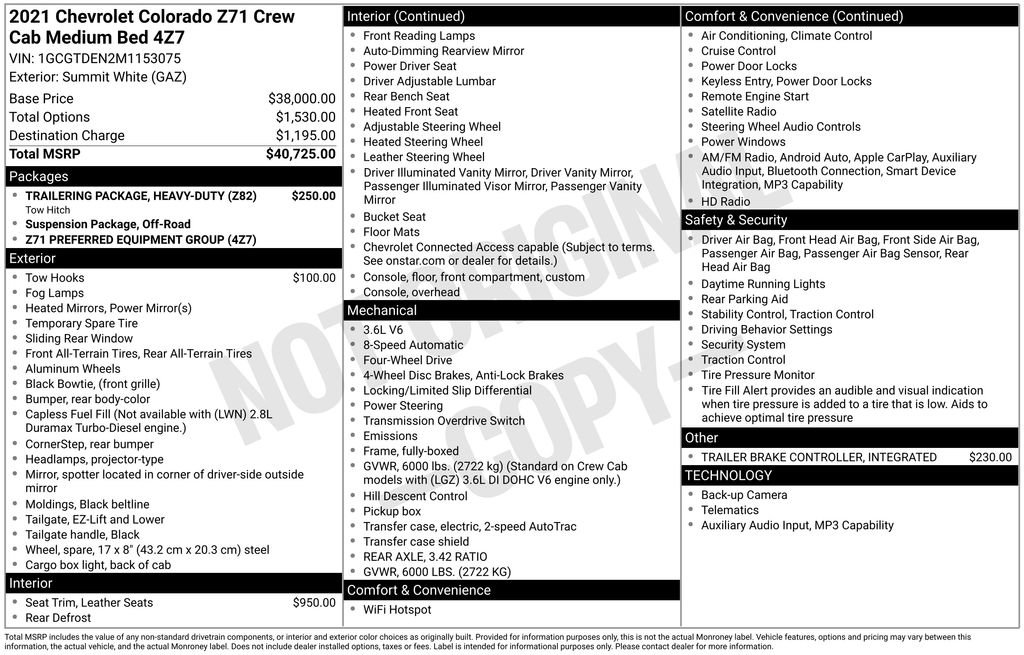 Used 2021 Chevrolet Colorado Z71 image 21