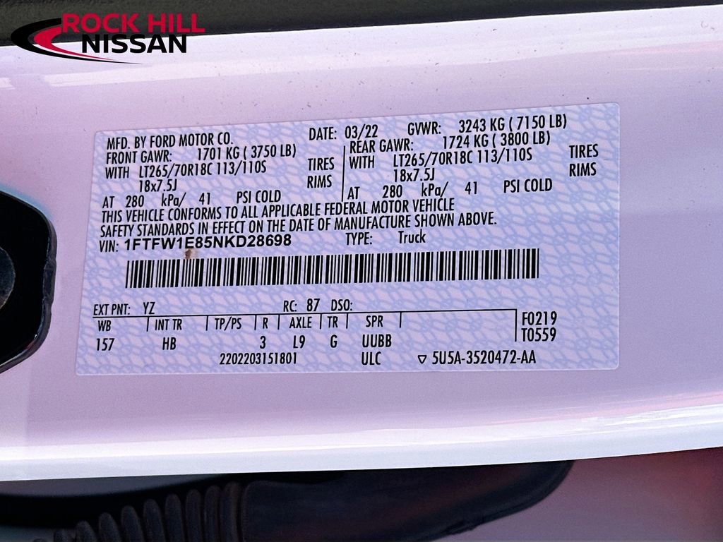 Used 2022 Ford F150 Lariat image 32