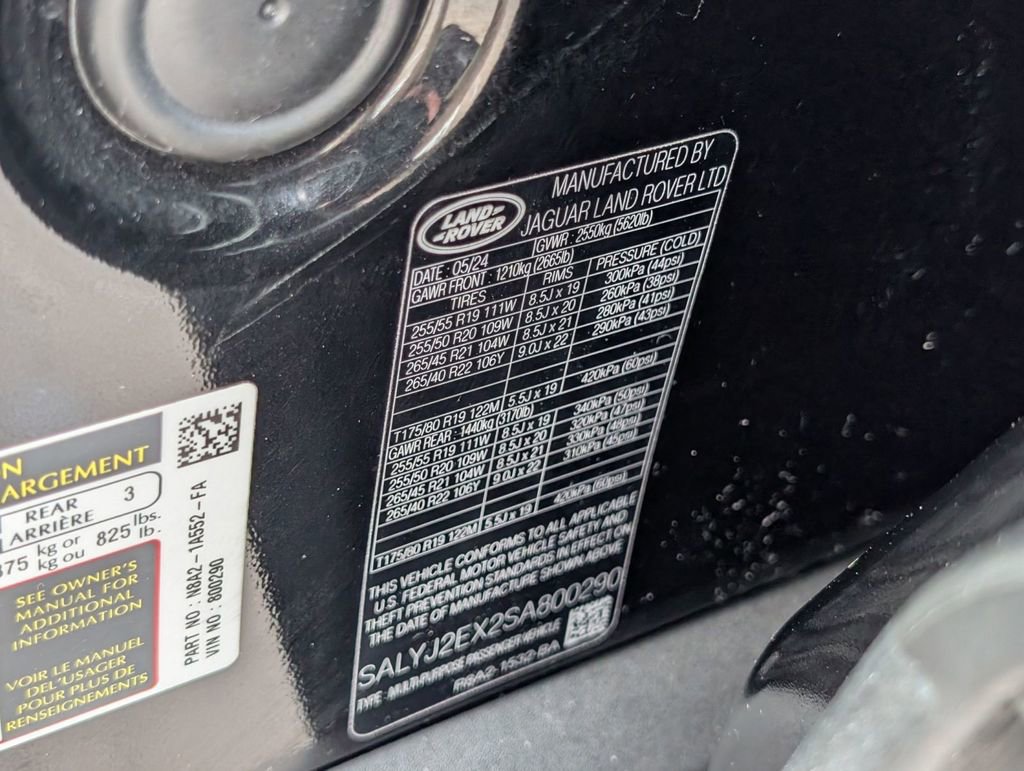 Used 2025 Land Rover Range Rover Velar S image 50