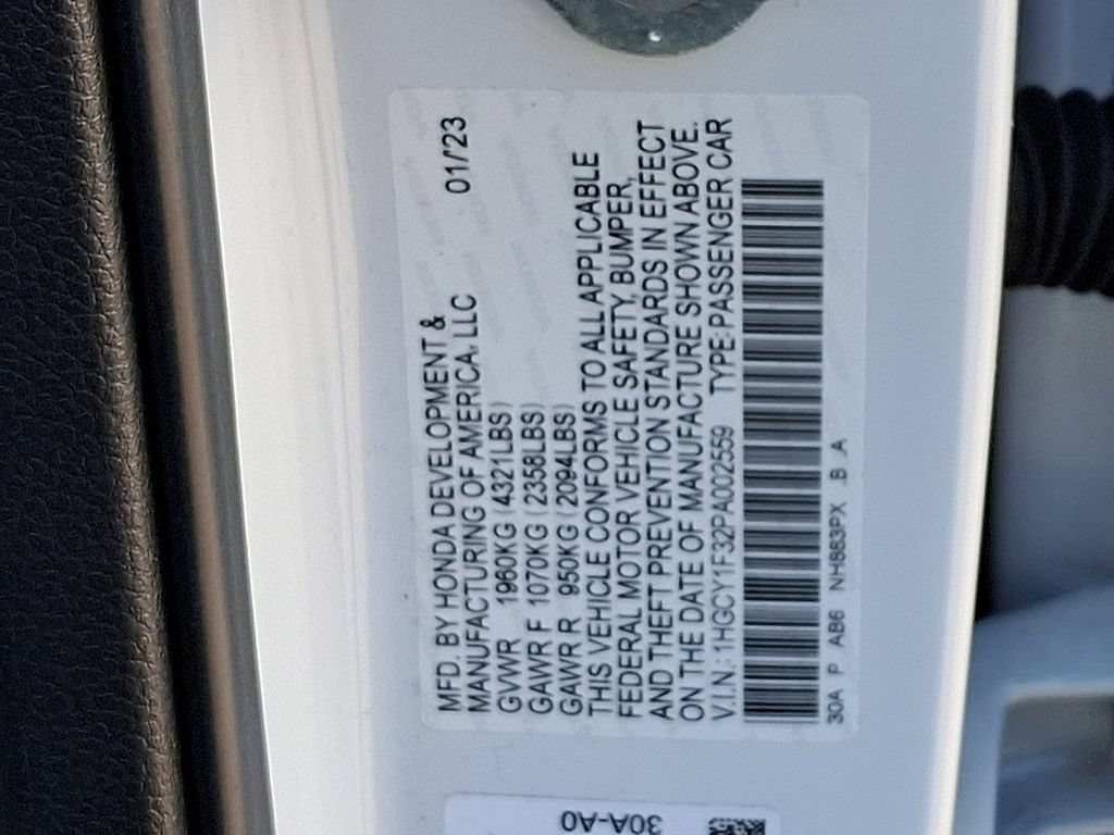 Certified 2023 Honda Accord EX image 30