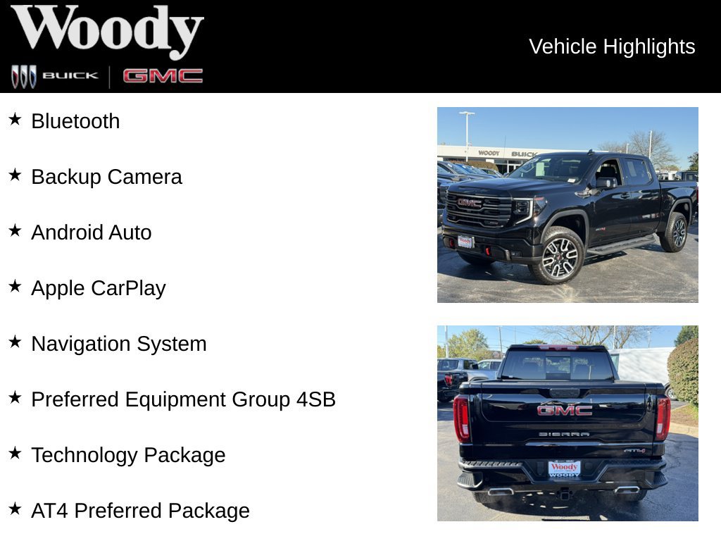 Certified 2025 GMC Sierra 1500 AT4 w/ Technology Package AWD/4WD image 3