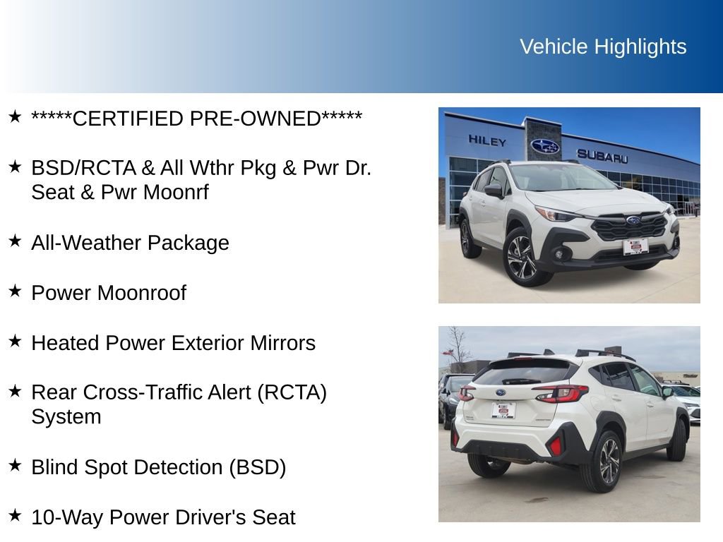 Certified 2025 Subaru Crosstrek 2.0i Premium image 5
