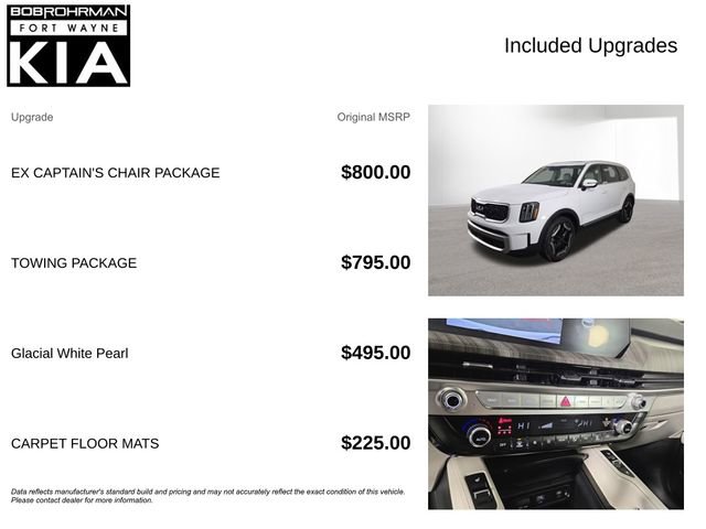 Certified 2024 Kia Telluride EX w/ EX Captain's Chair Package image 4