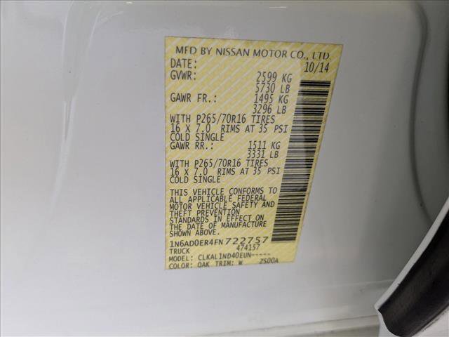 Used 2015 Nissan Frontier S RWD image 14