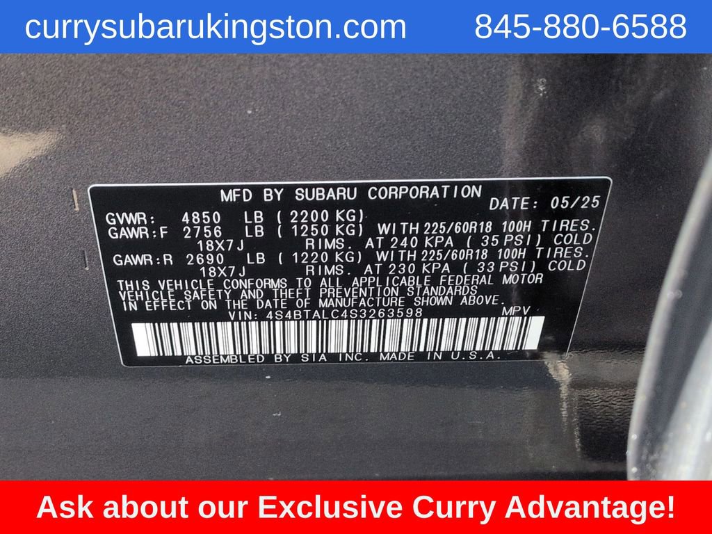 Used 2025 Subaru Outback Onyx Edition image 13
