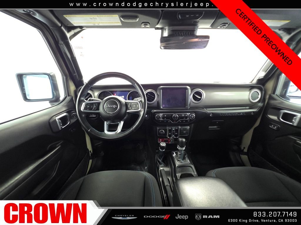 Certified 2022 Jeep Wrangler Unlimited Rubicon 4xe w/ Safety Group image 19