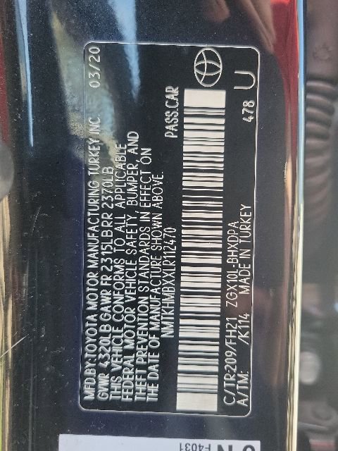 Used 2020 Toyota C-HR LE FWD image 5