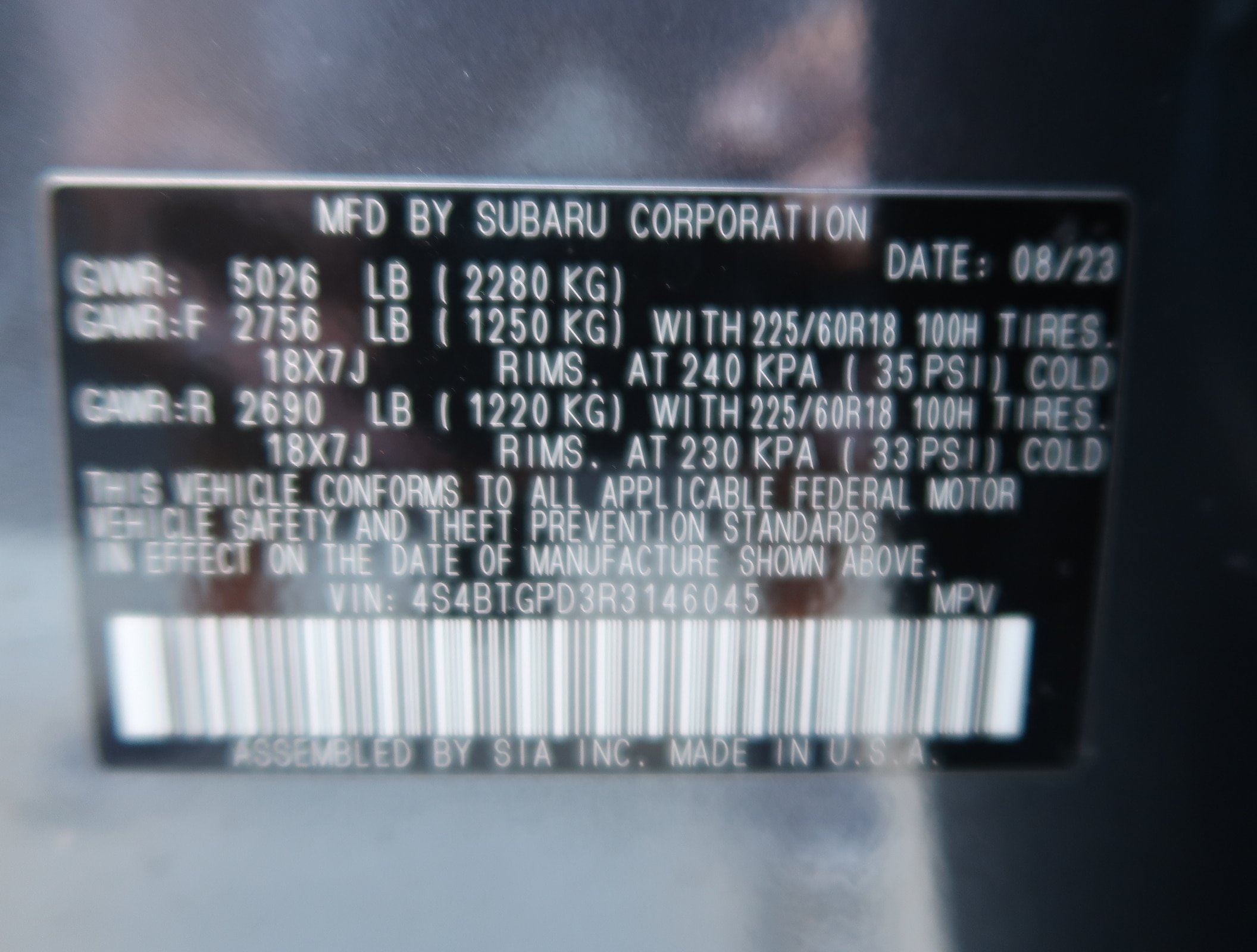 Certified 2024 Subaru Outback Touring XT AWD/4WD image 48
