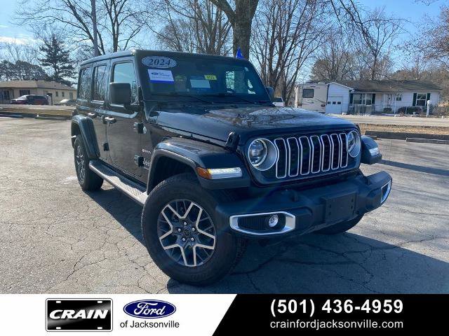 Used 2024 Jeep Wrangler Sahara w/ Dual Top Group image 1