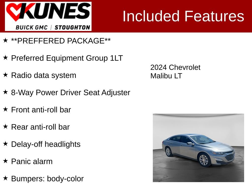 Used 2024 Chevrolet Malibu LT FWD image 3