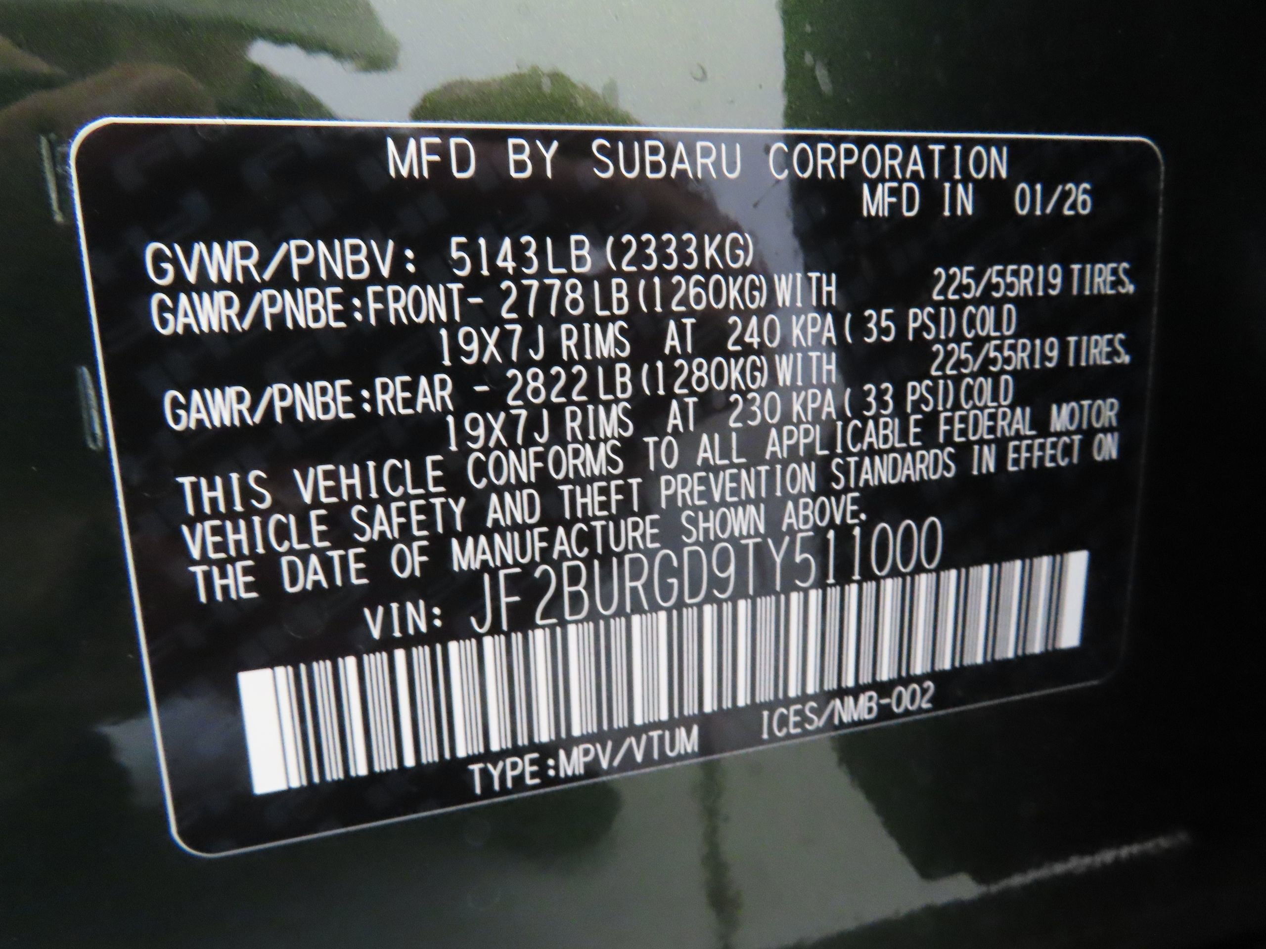 New 2026 Subaru Outback Limited XT image 30