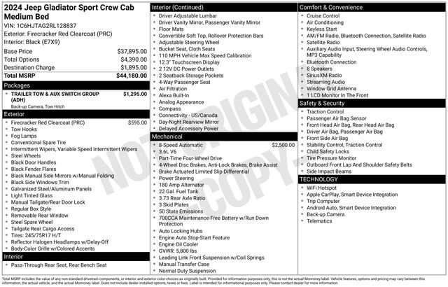 Used 2024 Jeep Gladiator Sport image 35