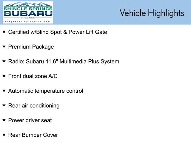 Certified 2025 Subaru Ascent Premium AWD/4WD image 46