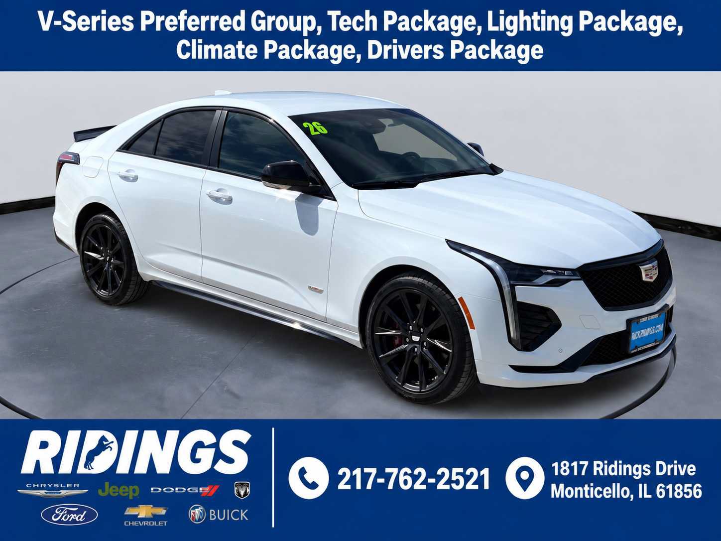 Used 2026 Cadillac CT4 V AWD/4WD image 1