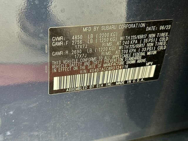 Certified 2024 Subaru Outback Premium image 34