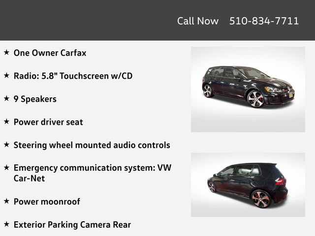Used 2015 Volkswagen GTI SE FWD image 4