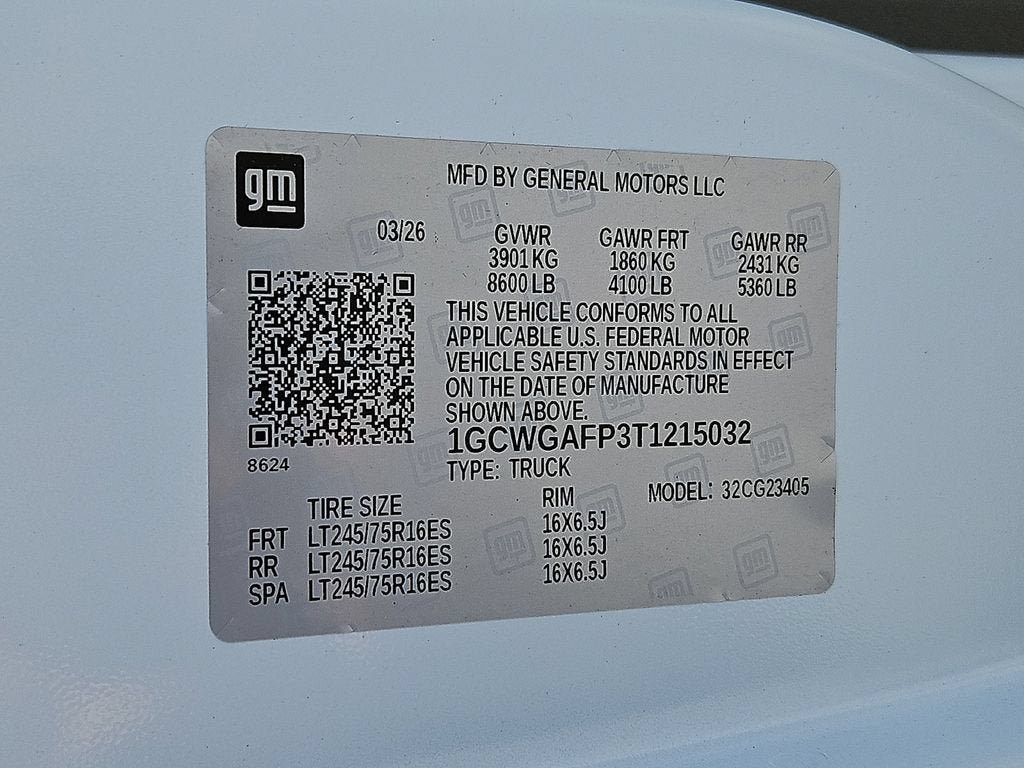 New 2026 Chevrolet Express 2500 w/ Driver Convenience Package RWD image 18