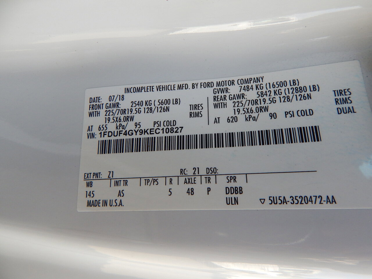 Used 2019 Ford F450 XL w/ XL Value Package image 30