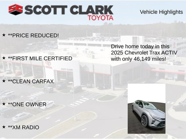 Used 2025 Chevrolet Trax ACTIV w/ Driver Confidence Package FWD image 7