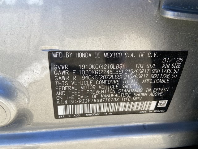 Used 2025 Honda HR-V EX-L image 32