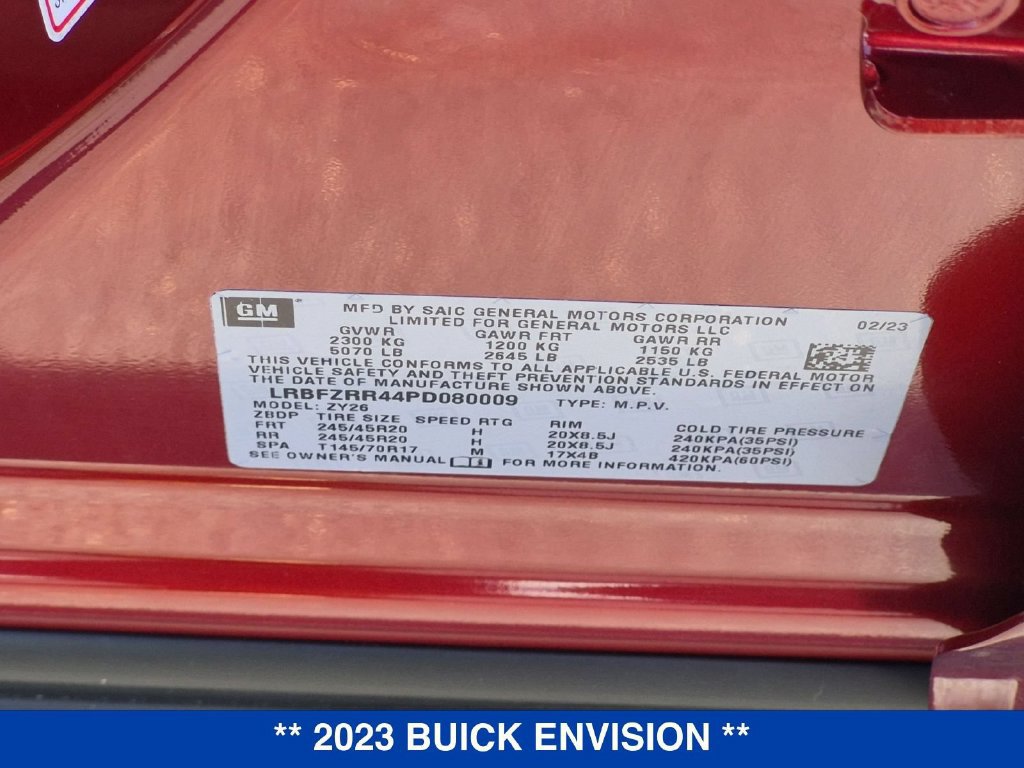 Used 2023 Buick Envision Avenir FWD image 36