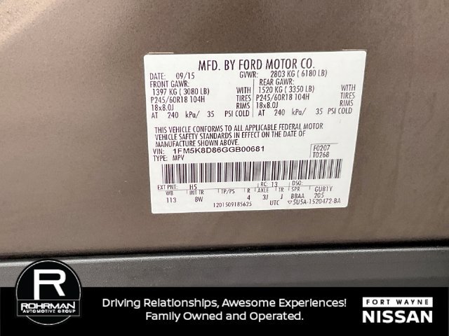 Used 2016 Ford Explorer XLT w/ Equipment Group 201A AWD/4WD image 38