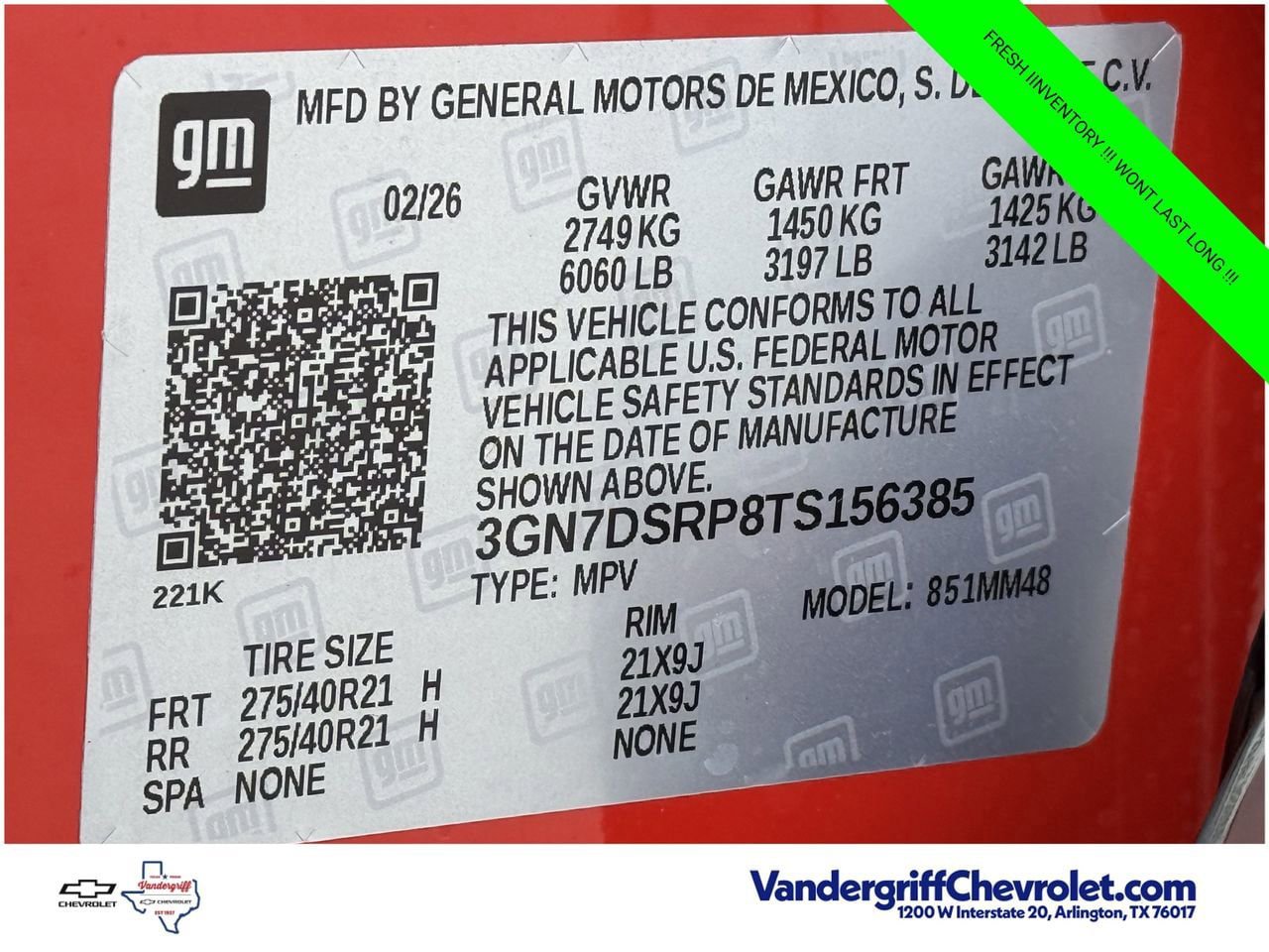 New 2026 Chevrolet Equinox EV RS FWD image 22