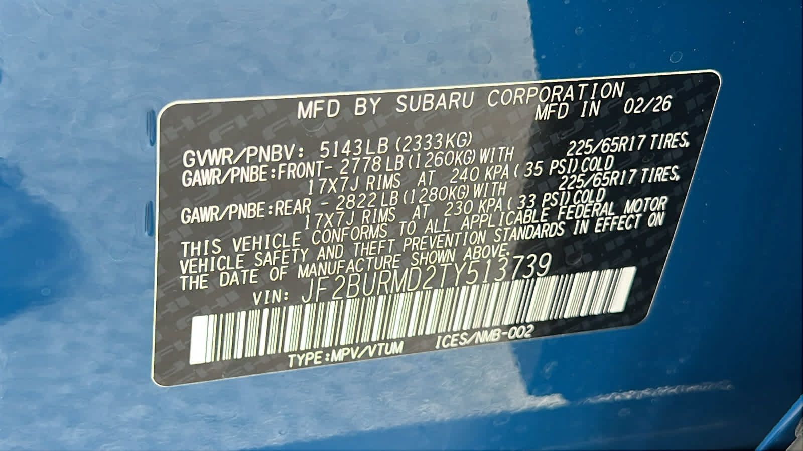 New 2026 Subaru Outback Wilderness AWD/4WD image 30