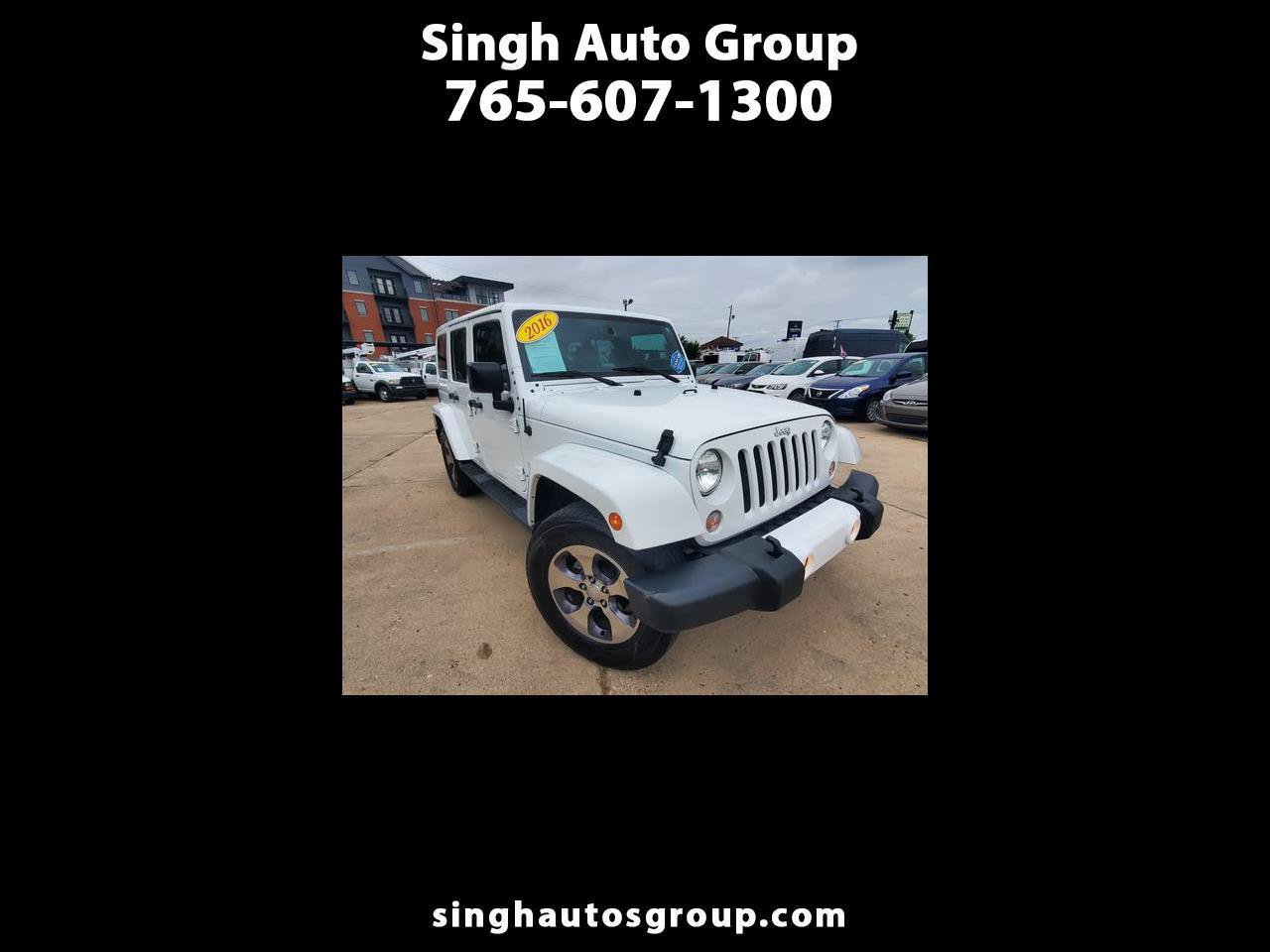 Used 2016 Jeep Wrangler Unlimited Sahara w/ Connectivity Group AWD/4WD image 1