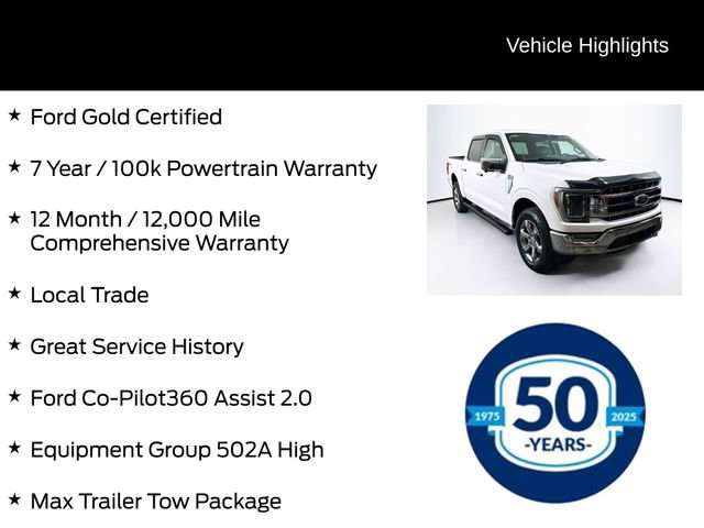 Certified 2023 Ford F150 Lariat w/ Equipment Group 502A High AWD/4WD image 6
