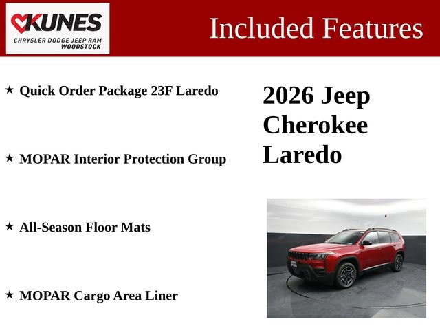 New 2026 Jeep Cherokee Laredo AWD/4WD image 3