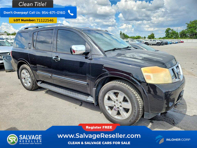 Used 2010 Nissan Armada Platinum w/ Captain Seat Pkg RWD image 5