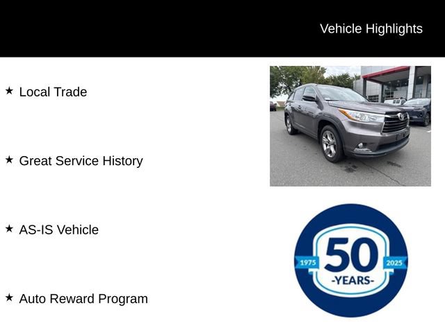 Used 2015 Toyota Highlander Limited AWD/4WD image 8