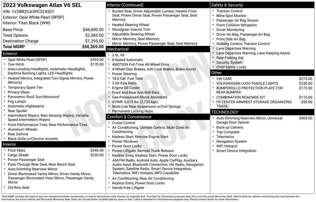 Certified 2023 Volkswagen Atlas SEL image 17