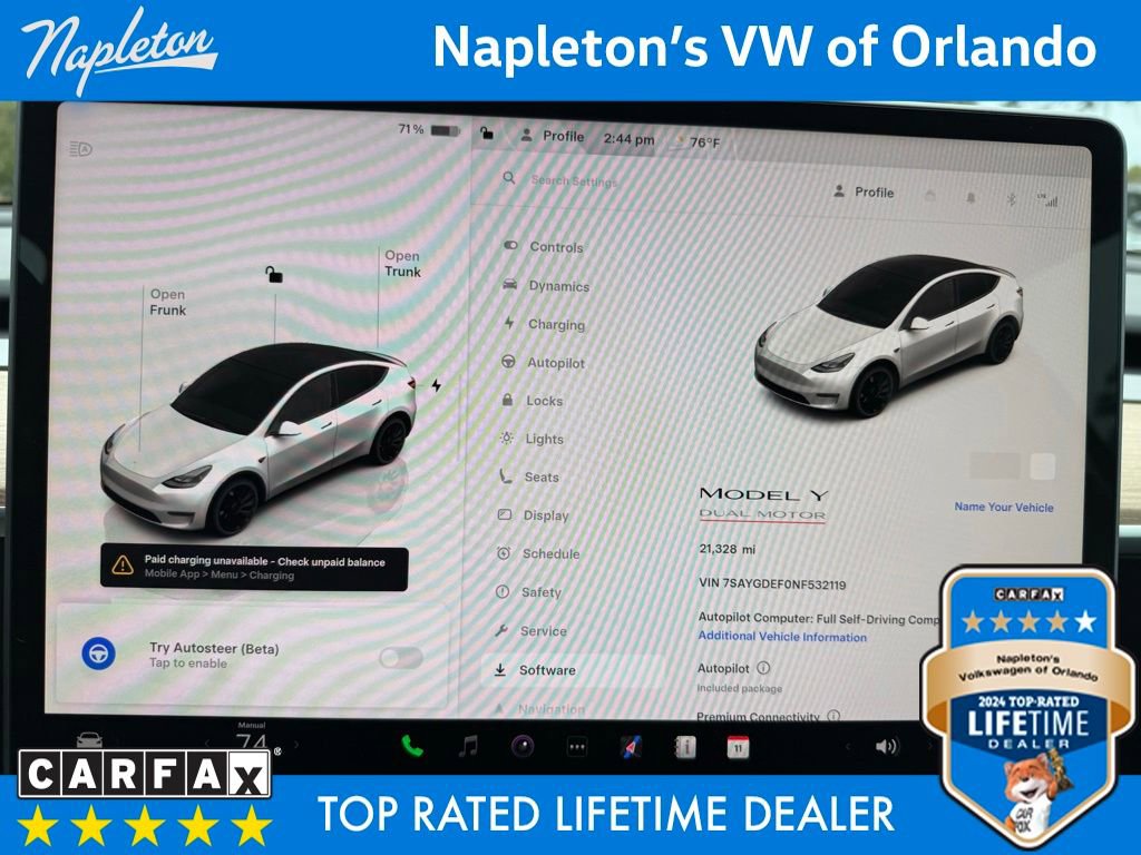 Used 2022 Tesla Model Y Performance image 28