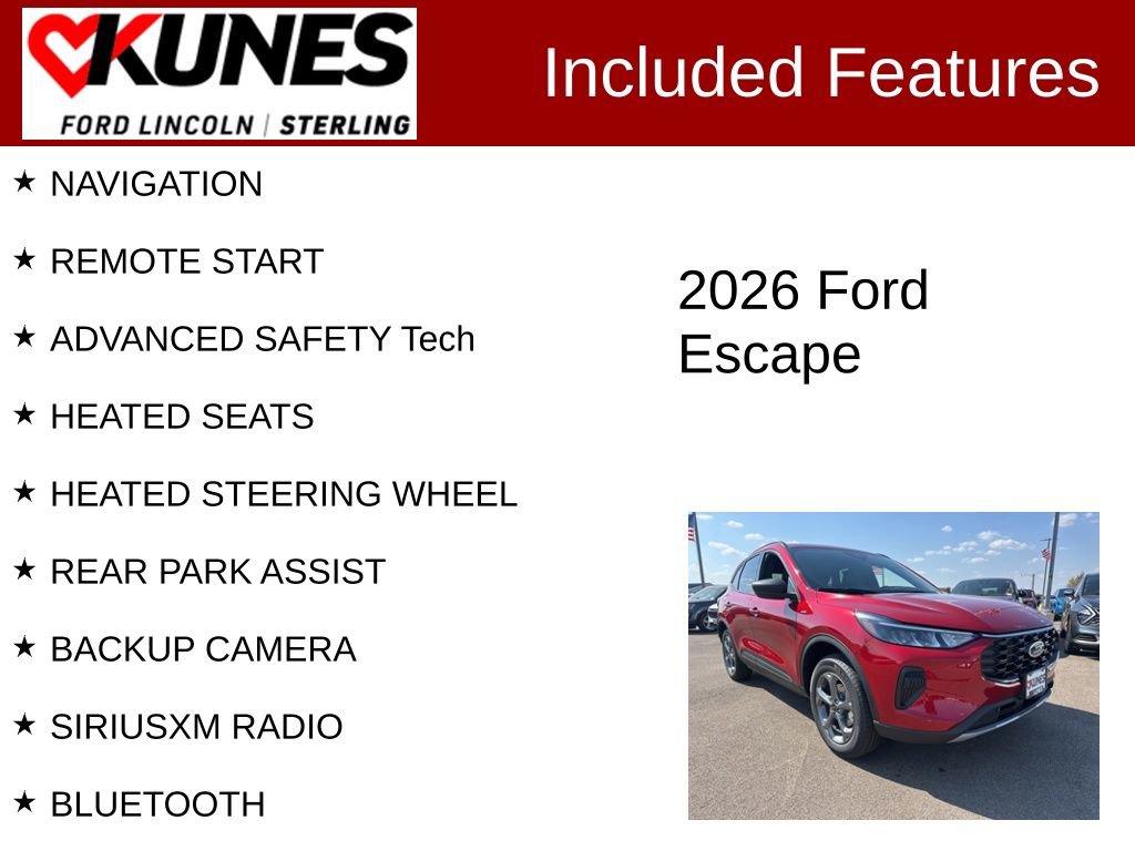 New 2026 Ford Escape ST-Line image 3