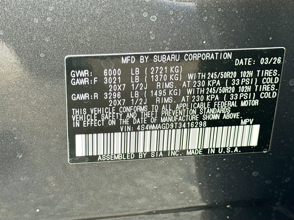 New 2026 Subaru Ascent Limited AWD/4WD image 43
