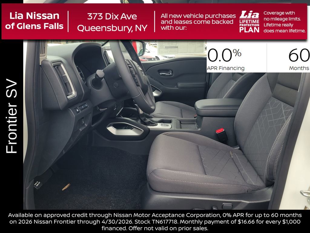 New 2026 Nissan Frontier SV w/ SV Convenience Package image 14