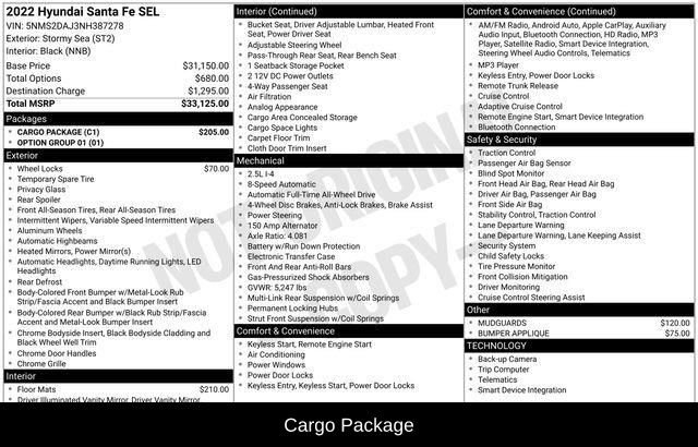 Used 2022 Hyundai Santa Fe SEL w/ Cargo Package image 9