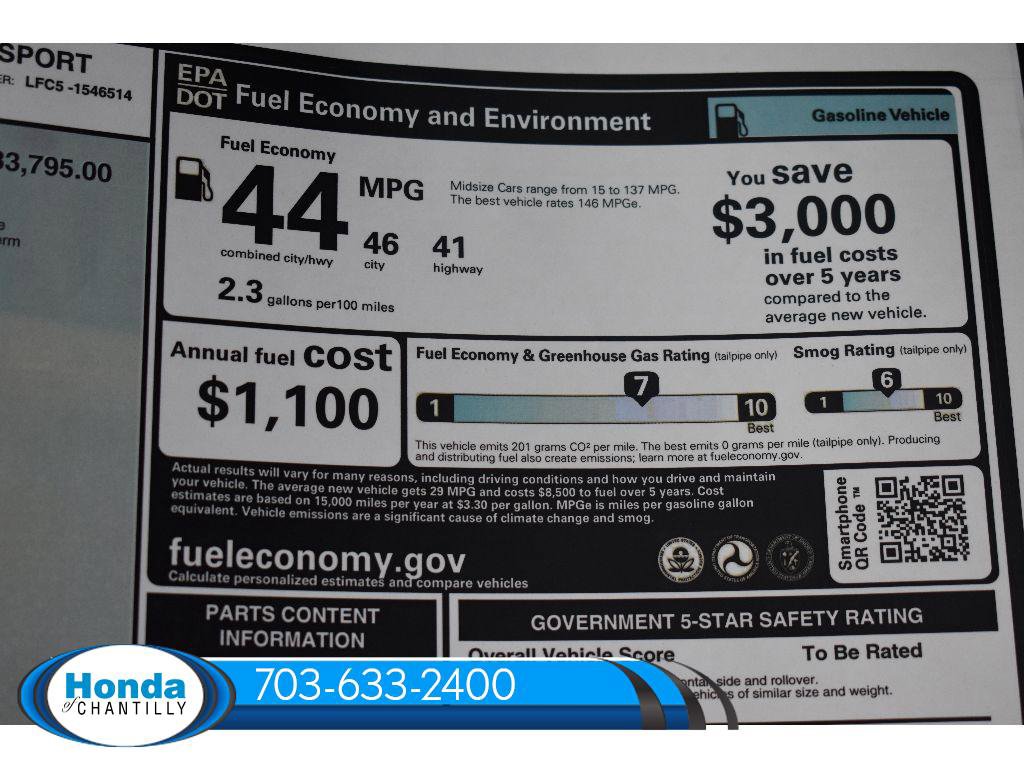 New 2026 Honda Accord Hybrid Sport image 39