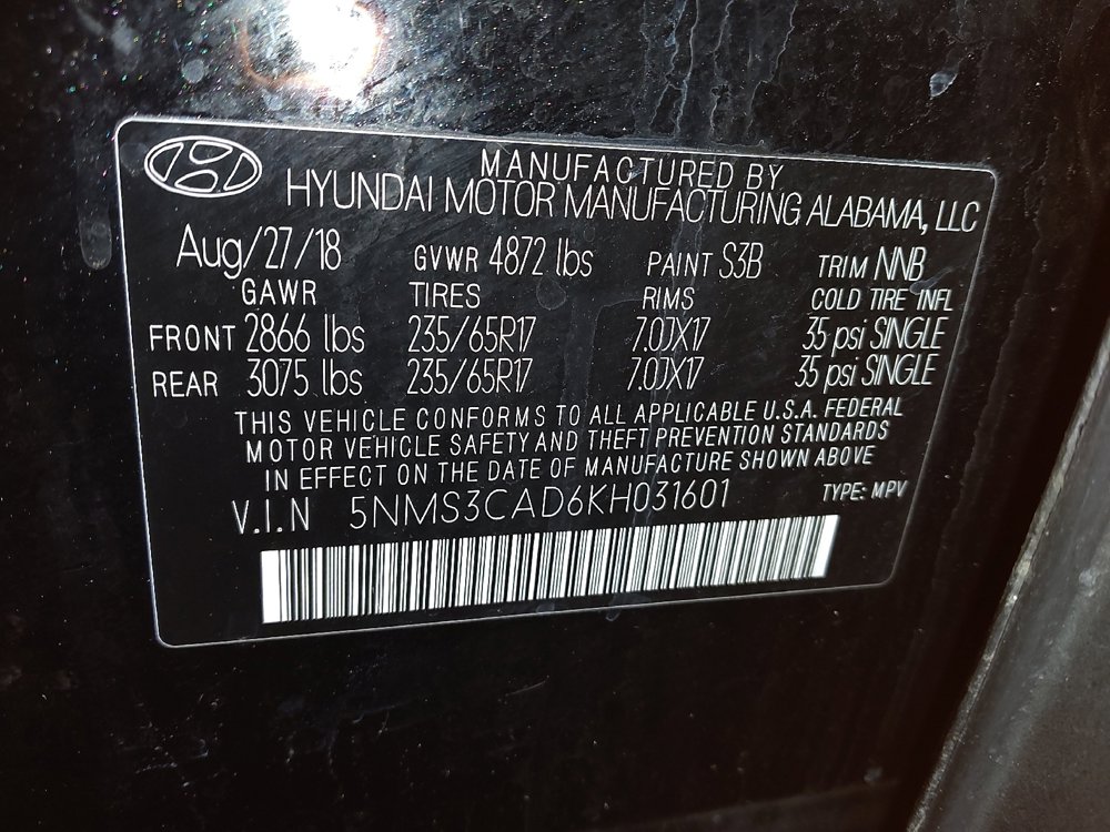 Used 2019 Hyundai Santa Fe SEL image 33