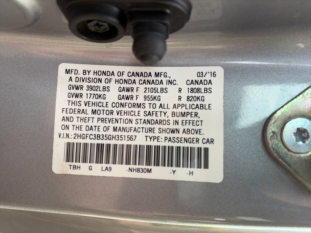 Used 2016 Honda Civic EX-T image 27