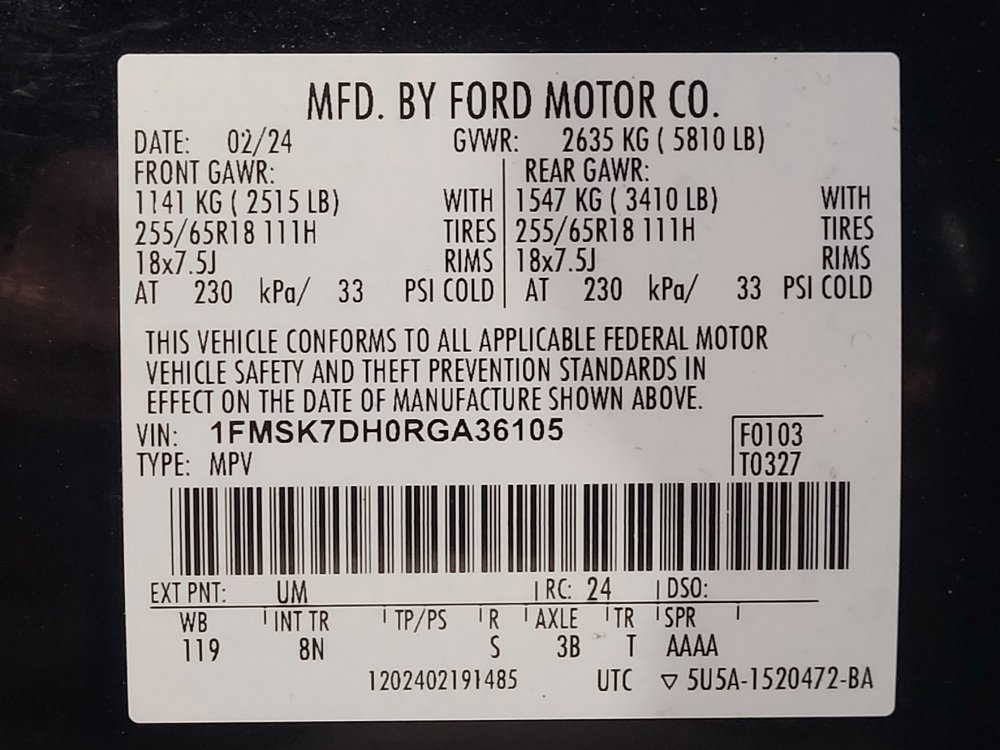 Used 2024 Ford Explorer XLT RWD image 33